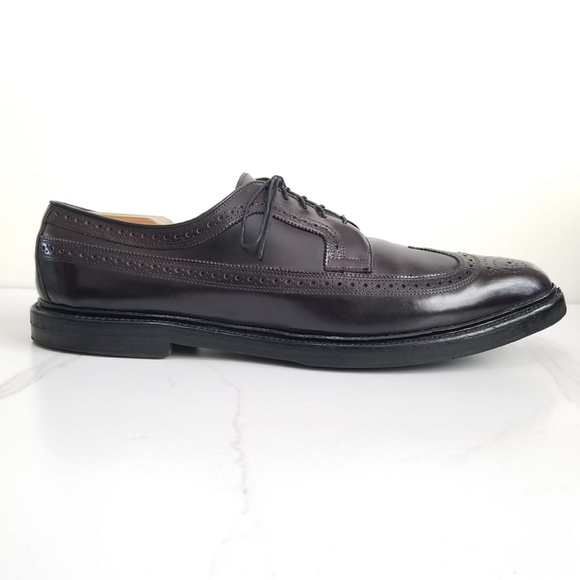 ALLEN EDMONDS MacNeil Wingtip Oxfords 9097 Burgundy Shell Cordovan Leather Shoes main image 10